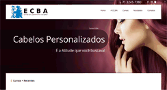 Desktop Screenshot of ecba.com.br