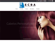 Tablet Screenshot of ecba.com.br