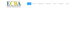 Desktop Screenshot of ecba.org